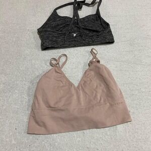 Old Navy & no brand. black & pink sports 2 piece bra bundle women small. SKU624